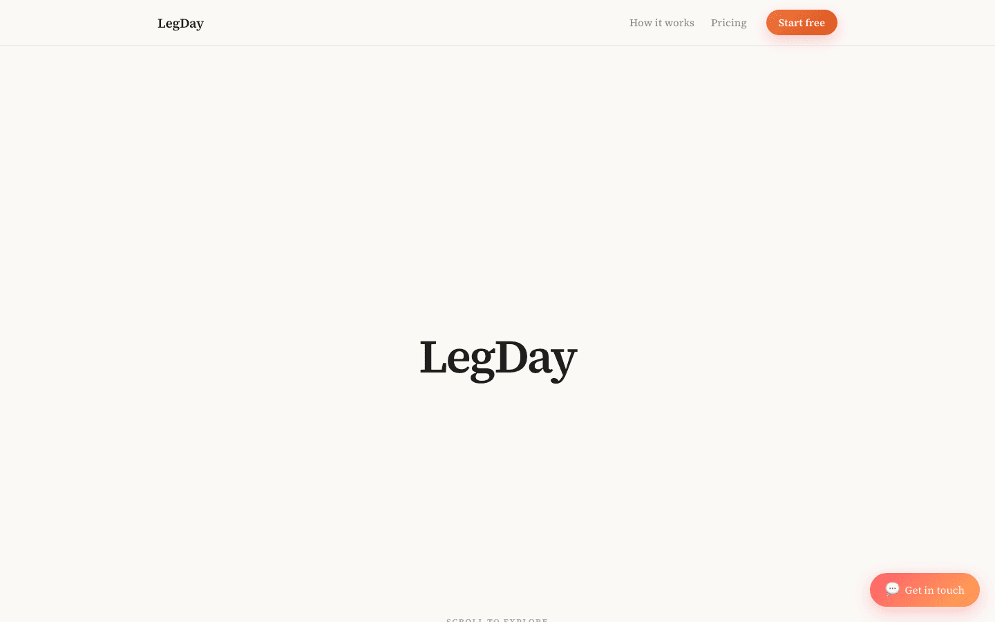 LegDay screenshot